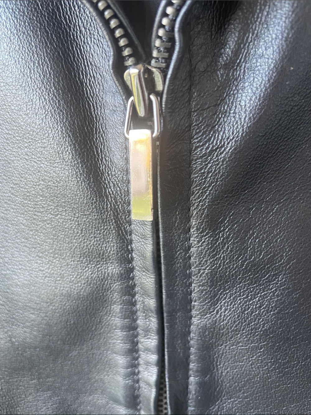 East 5th Vintage EUC Full Zip Leather Jacket - Picture 5 of 14